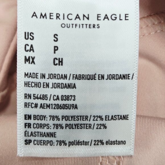 NWT AE (American Eagle) The Everything High-Waisted Pocket Legging SM Pink $40 - Picture 7 of 12